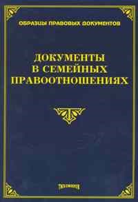 Тихомиров - Документы в семейных правоотношениях - 2011 - фото 197249