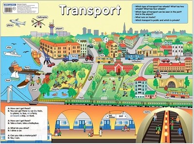 Транспорт Transport Наглядное пособие по английскому языку - фото 214505