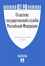 О системе гос службы РФ - 2017