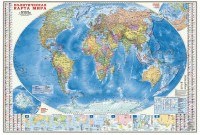 Мир Политическая + Инфографика 1:18,5 млн 107*157 настенная