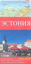 Эстония Карта автодорог