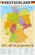 Вакс Э. - Карта ГЕРМАНИИ на немецком языке.