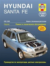 Hyundai Santa Fe (2001-2006) Бензиновые двигатели: 2,4; 2,7; 3,5л. Ремонт и техническое обслуживание
