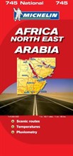 Северо Восточная Африка и Аравийский полуостров карта