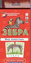 Гончарова Е. - Зебра Мир животных Набор карточек - 2019 Гончарова Е. - Зебра Мир животных Набор карточек - 2019