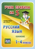 Николаева Светлана - Русский язык Изложение 1-4 кл таблица плакат - 2015