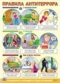 Демонстрационный плакат Правила антитеррора А2 с европодвесом - 2018