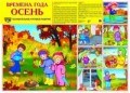 Демонстрационный плакат А2 Времена года Осень - 2018