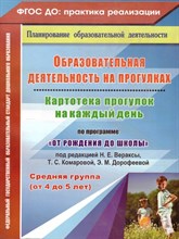 Небыкова О.Н., Батова И.С. - Образовательная деятельность на прогулках Картотека прогулок на каждый день 4-5 лет Сред гр 2 изд. - 2020